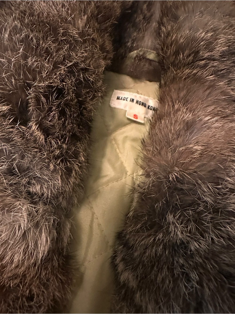 Vintage Rabbit Fur Jacket - Picture 4 of 5